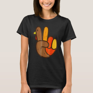 Vredesteken Turkije Hand Cool Thanksgiving Hippie  T-shirt