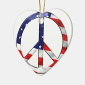 vredesteken van merica keramisch ornament (Links)