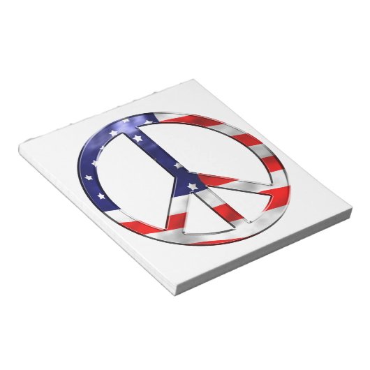 vredesteken van merica notitieblok (Schuin)