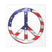 vredesteken van merica notitieblok (Voorkant)