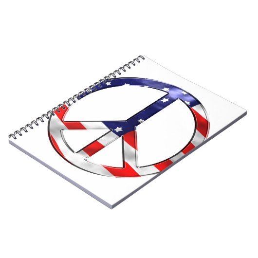 vredesteken van merica notitieboek (Linkerzijde)