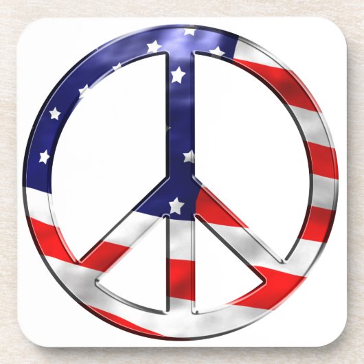 vredesteken van merica onderzetter (Voorkant)