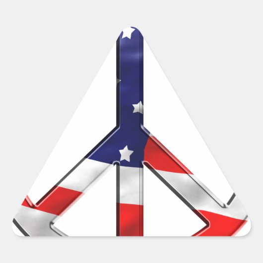 vredesteken van merica sticker (Voorkant)