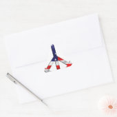 vredesteken van merica sticker (Envelop)