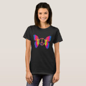 Vredesteken Vlinderdas Dye Funky Design T-shirt (Voorkant volledig)