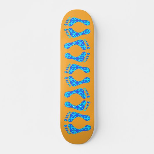 VREDESTEKEN VOETEN SKATEBOARD (Voorkant)