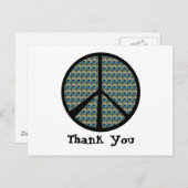 Vredesteken voor Peacock Briefkaart (Voorkant / Achterkant)