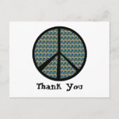 Vredesteken voor Peacock Briefkaart (Voorkant)