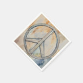 Vredesteken Waterverf schilderkunst Servet (Hoek)