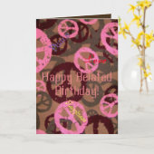 Vredestekenen Gedicht Gepersonaliseerde Kaart (Gele Bloem)