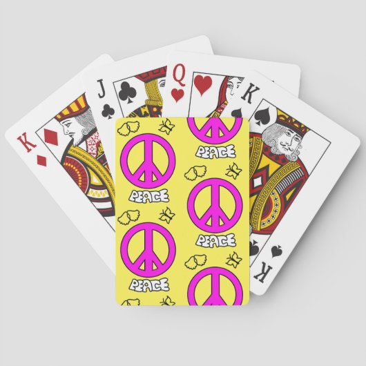 VREDESTEKENPATROON, POKERKAARTEN (Achterkant)