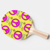 VREDESTEKENPATROON, TAFELTENNISBATJE (Zijkant)