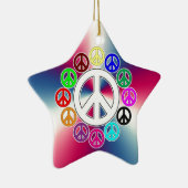 vredestekens retro keramisch ornament (Rechts)