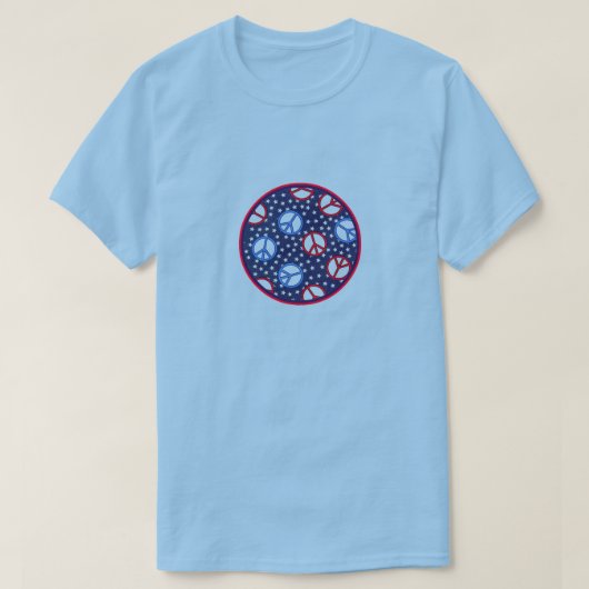 Vredestekens T-shirt (Design voorkant)