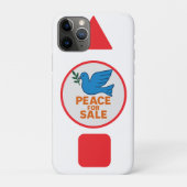 Vredesthema ontworpen telefoonhoesje Case-Mate iPhone case (Achterkant)