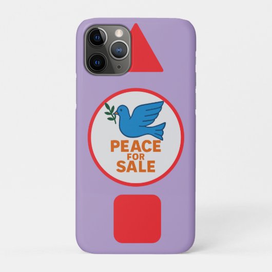 Vredesthema ontworpen telefoonhoesje Case-Mate iPhone case (Achterkant)