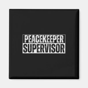 Vredestichter Supervisor Hilarisch Vintage voor Vo Magneet