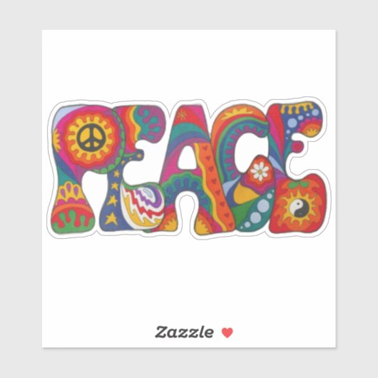 Vredesticker Sticker (Vel)