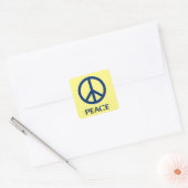 Vredestickers Vierkante Sticker (Envelop)