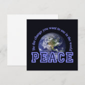 Vredesuitnodiging, aanpassen kaart (Voorkant / Achterkant)