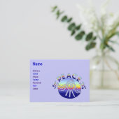 Vredesuniversum Visitekaartje (Staand voorkant)