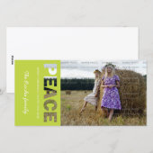 Vredesvakantie Fotokaart Feestdagenkaart (Voorkant / Achterkant)