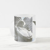 Vredesval Matglas Koffiemok (Voorkant links)