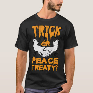 Vredesverdrag van Halloween Trick Pacifist T-shirt