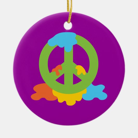 vredesverf keramisch ornament (Voorkant)