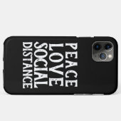 VREDESVERLIES SOCIALE AFSTAND | Case-Mate iPhone CASE (Achterkant (horizontaal))