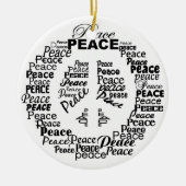 Vredesversiering Keramisch Ornament (Voorkant)