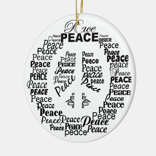 Vredesversiering Keramisch Ornament (Links)