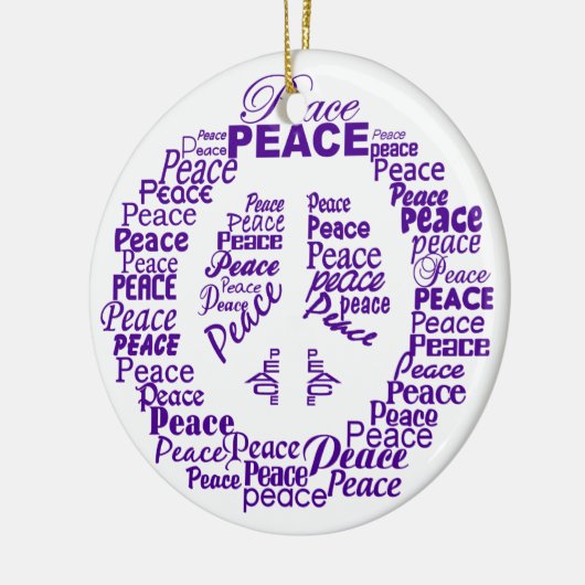 Vredesversiering Keramisch Ornament (Links)