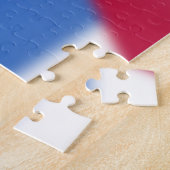 Vredesvlag Antigua en Barbuda. Legpuzzel (Zijkant)