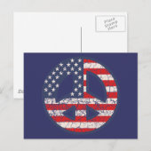 Vredesvlag-dist Briefkaart (Voorkant / Achterkant)