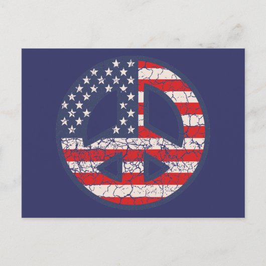 Vredesvlag-dist Briefkaart (Voorkant)