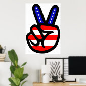 Vredesvlag Poster (Thuiskantoor)