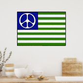 Vredesvlag Poster (Keuken)