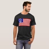 vredesvlag t-shirt (Voorkant volledig)