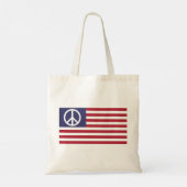 Vredesvlag van de Verenigde Staten Tote Bag (Achterkant)