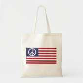 Vredesvlag van de Verenigde Staten Tote Bag (Voorkant)