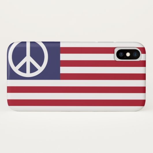 Vredesvlag Verenigde Staten Case-Mate iPhone Case (Achterkant (horizontaal))
