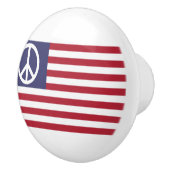 Vredesvlag Verenigde Staten Keramische Knop (Rechts)