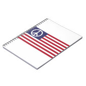 Vredesvlag Verenigde Staten Notitieboek (Linkerzijde)