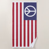 Vredesvlag Verenigde Staten Strandlaken (Voorkant)