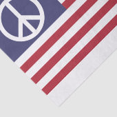 Vredesvlag Verenigde Staten Tissuepapier (Detail)