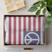 Vredesvlag Verenigde Staten Tissuepapier (Geschenk)