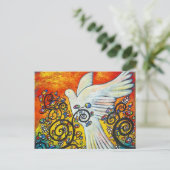 vredesvlucht in Briefkaart van vliegende honden (Staand voorkant)