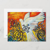 vredesvlucht in Briefkaart van vliegende honden (Voorkant / Achterkant)