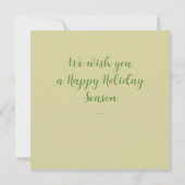 Vredesvreugde xxx Kerstmis Kaart (Achterkant)